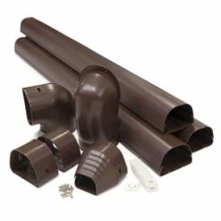 Best Pirce 🎁 Rectorseal Fortress® 144 x 4-1/2 in. Line Set Cover System Plastic in Brown 🌟