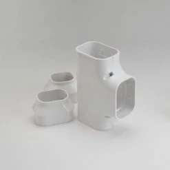 Promo ✔️ Rectorseal Slimduct® 3-3/4 in. ST Slimduct Tee 100 White ⭐