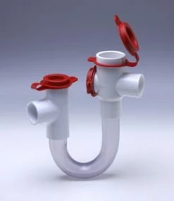 New 🎁 Rectorseal EZ Trap® 8-1/2 x 14-1/2 in. Condensate Drain Pan Trap Push 3/4 in Plastic 😀