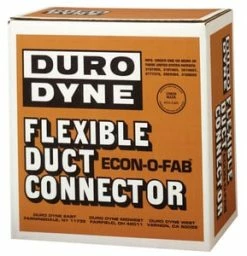 Best Pirce 💯 Duro Dyne National 28 ga Flexible Duct Connector in Black 🌟